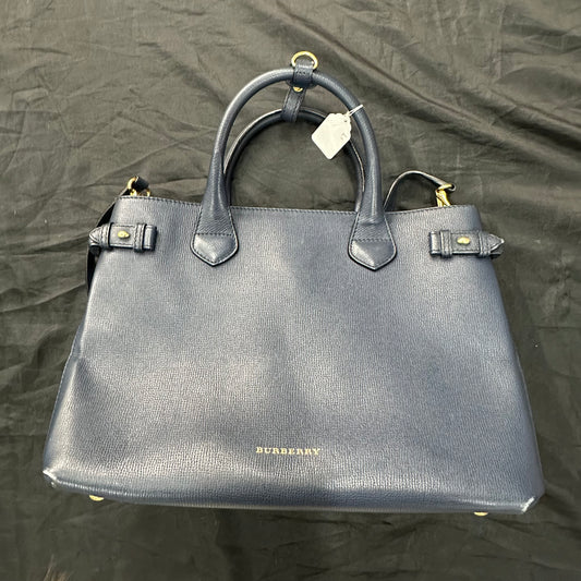 Burberry big Tote in navy Blue