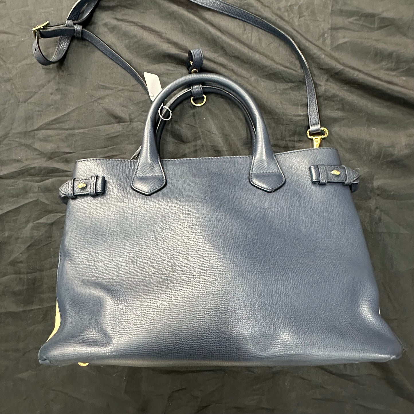 Burberry big Tote in navy Blue