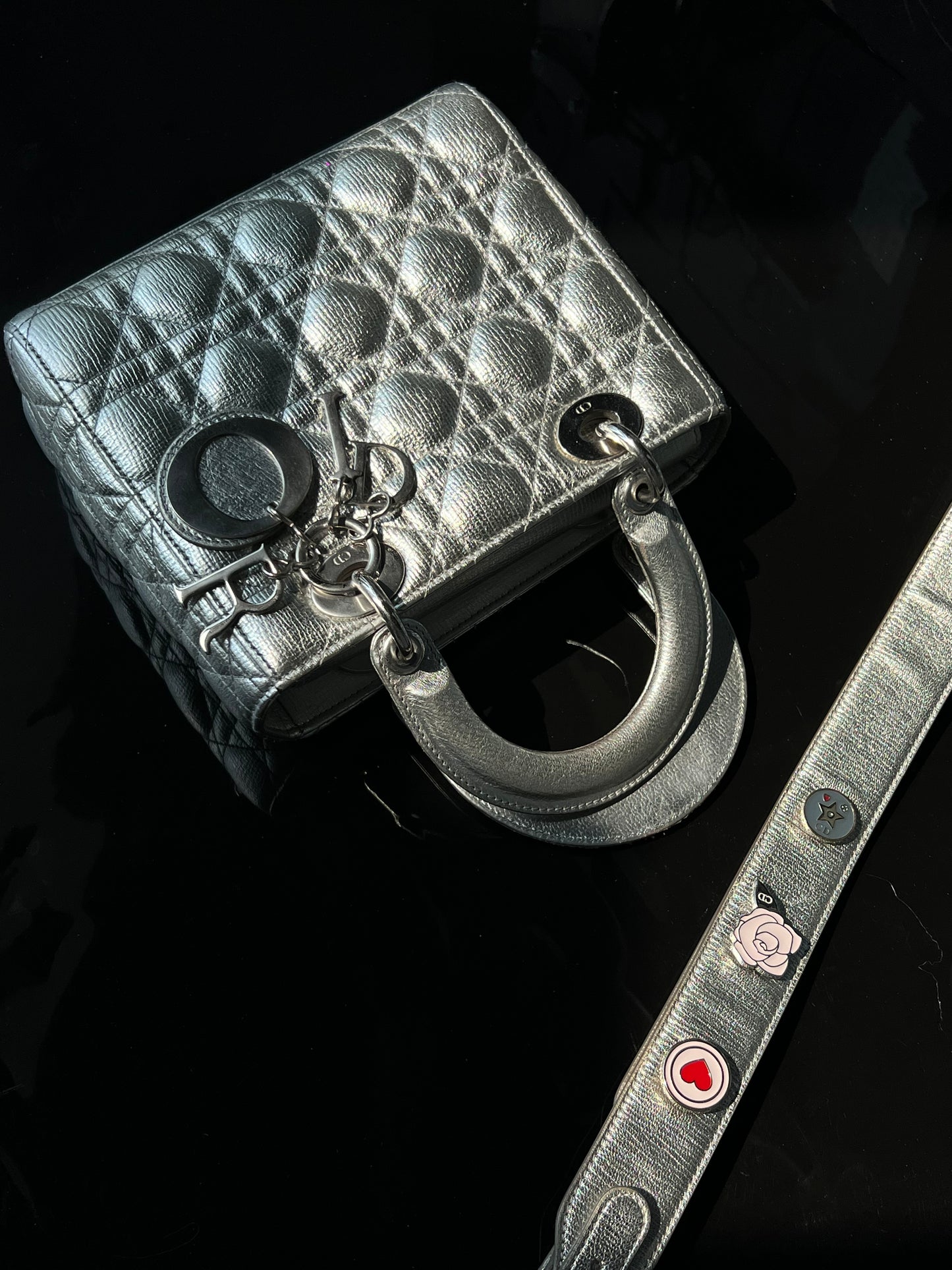 Lady Dor silver my ABCDior crossbody