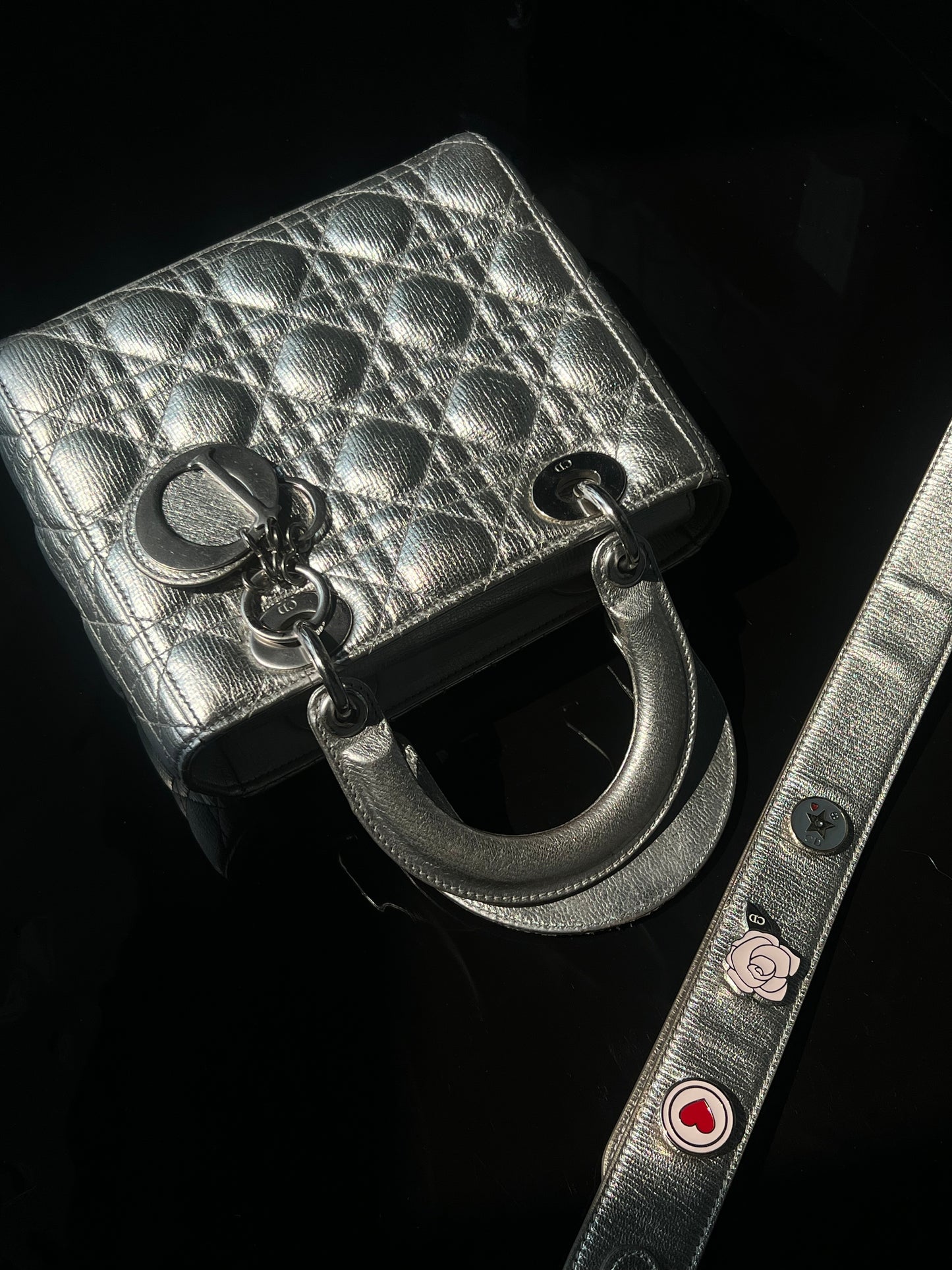 Lady Dor silver my ABCDior crossbody