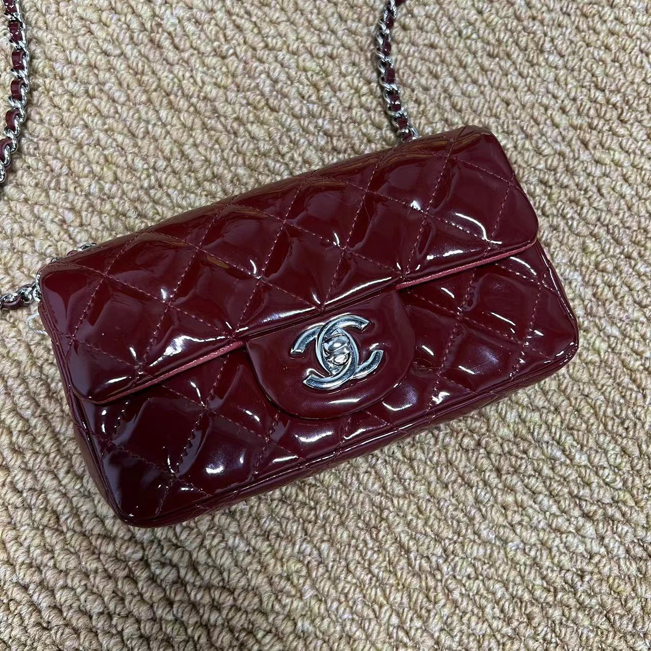 Chanel Classic Extra Mini Flap Bag Red