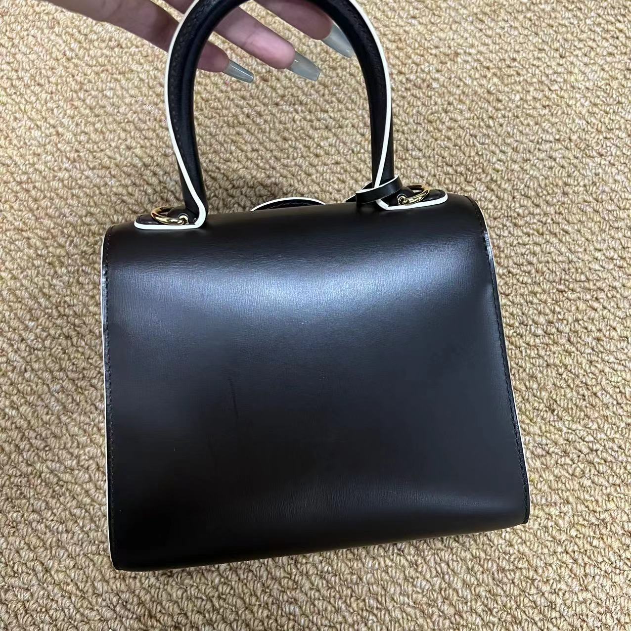 Delvaux Brillant leather handbag Brown