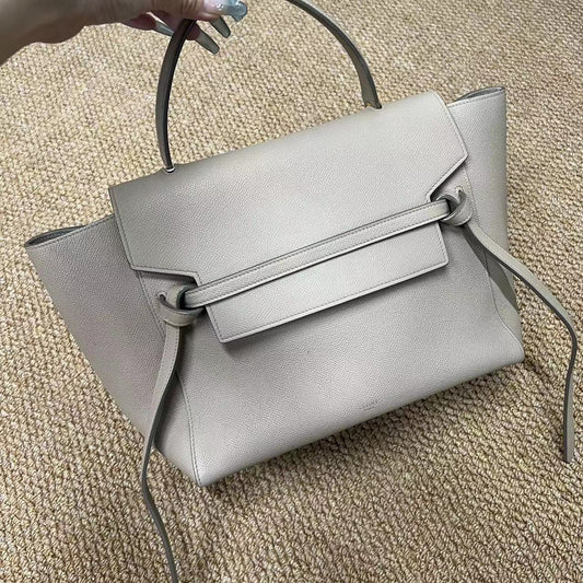 Celine  Grained Calfskin Micro Belt Bag Cloud